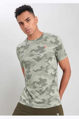 TECHNOSPORT Men Jacquard Double Cool Slim Fit Sports Tshirt