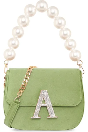 ESBEDA Suede Structured Sling Bag with Tasselled