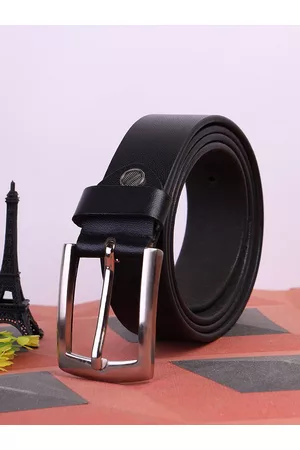 Mast & Harbour Men Leather Formal Belt