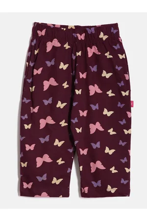 DIXCY SCOTT Girls Conversational Printed Cotton Capris