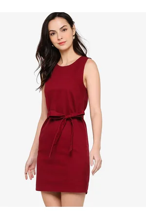 Zalora maroon store dress