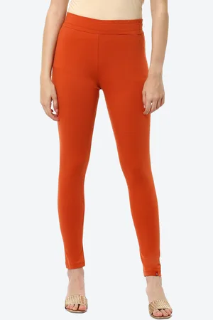 Buy Orange Churidars & Leggings for Women by BIBA Online