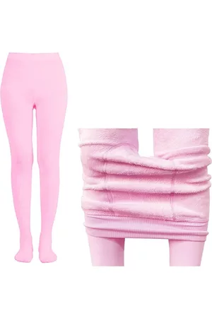 AlexVyan High-Rise Opaque Fleece Stretchable Winter Stockings