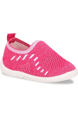 Bubblegummers Girls Pink Slip-On Sneakers