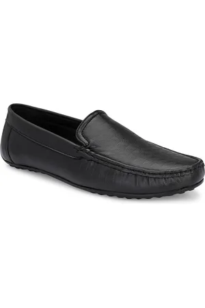 Eego Italy Men Textured Slip-On Loafers