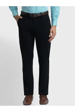 Buy online Off-white Polyester Flat Front Formal Trouser from Bottom Wear  for Men by Solemio for ₹819 at 59% off | 2024 Limeroad.com