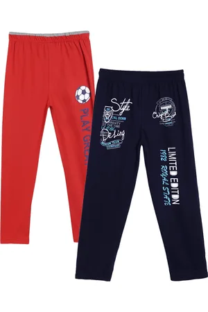 Sweet Angel Girls Pack of 2 Printed Straight-Fit Track Pants