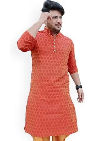 Sydney Heights Ethnic Motifs Printed Mandarin Collar Long Sleeves Straight Kurta