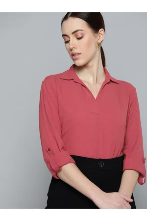 Chemistry Women Rose Solid Casual Shirt