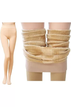 AlexVyan High-Rise Opaque Fleece Stretchable Winter Stockings
