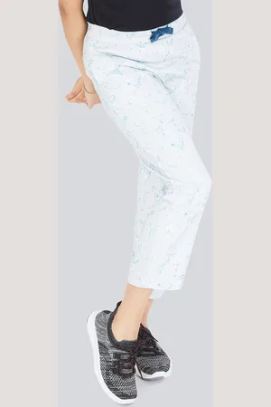 OLELÉ Girls Abstract Printed Fleece Track Pants