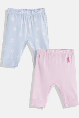 Benetton Girls Set of 2 Pure Cotton Leggings
