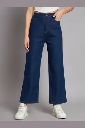 Guti Women Flared High-Rise Clean Look Stretchable Jeans
