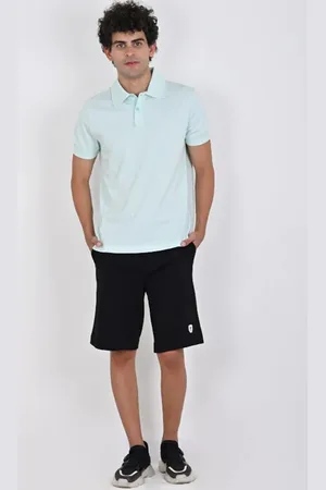 Muvazo Men Mid-Rise Cotton Shorts