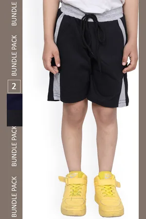 IndiWeaves Boys Pack Of 2 High-Rise Cotton Shorts