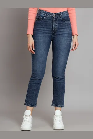 BAESD Women Slim Fit High-Rise Light Fade Stretchable Jeans