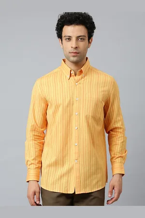 Fabindia Men Comfort Striped Cotton Casual Shirt