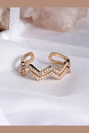 Joker & Witch Gold-Plated Adjustable Finger Ring