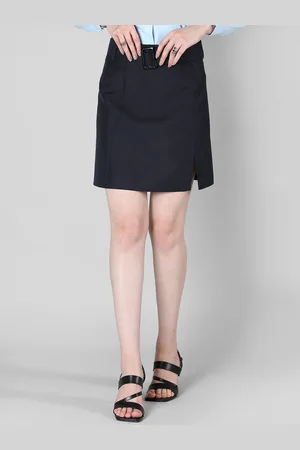 Dlanxa Polyester High Waisted Tennis Skirt with Belt