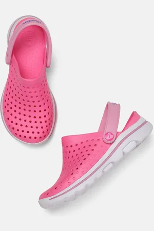 Skechers Girls Pink Solid Clogs