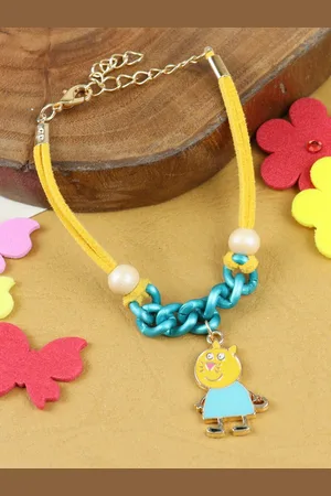 asthetika Kids Pig Cartoon Bracelet Rakhi