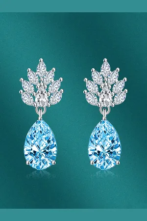 Designs & You Teardrop Shaped Drop Earrings
