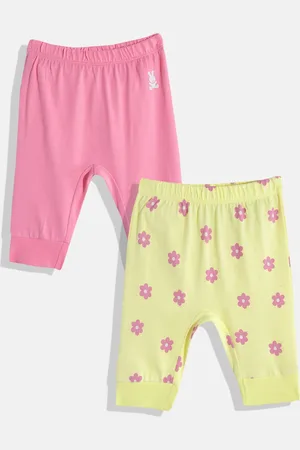 Benetton Girls Set of 2 Pure Cotton Leggings