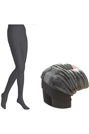 AlexVyan High-Rise Opaque Fleece Stretchable Winter Stockings