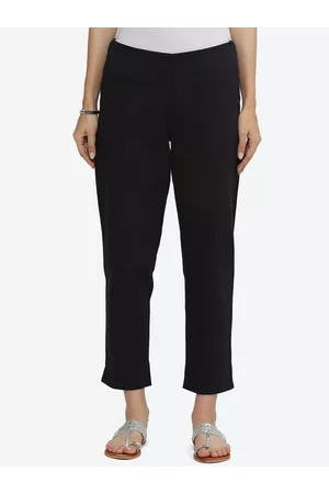 Biba Women Relaxed Mid Rise Trousers