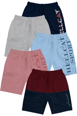 HELLCAT Girls Pack Of 5 Mid Rise Shorts