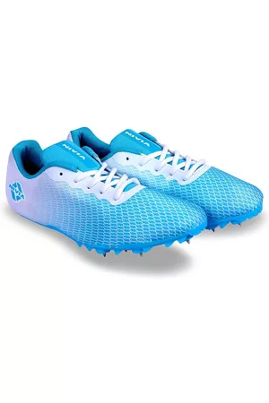 NIVIA Men Stride 2.0 Athletic Spikes Track & Field Mesh Running Shoes