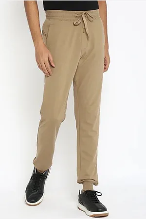 Muvazo Men Mid-Rise Cotton Joggers