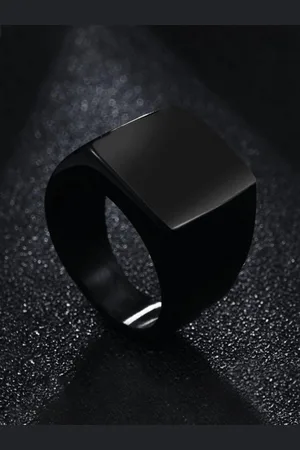 Yellow Chimes Men Contemporary Biker Ring