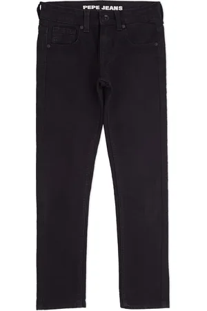 Pepe Jeans Boys Slim Fit Mid-Rise Clean Look Stretchable Jeans