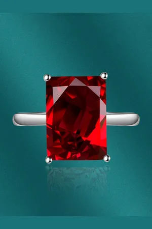 Designs & You Silver-Plated CZ-Studded Adjustable Finger Ring