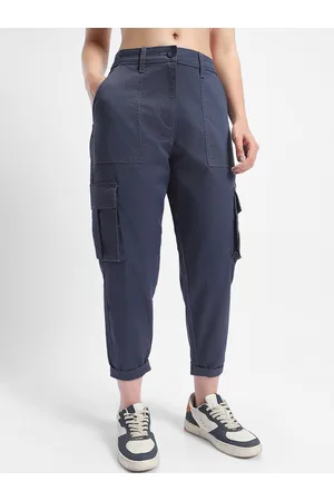 Buy Bewakoof Plus Women Regular Fit Mid Rise Cotton Parachute Pants -  Trousers for Women 24881894 | Myntra