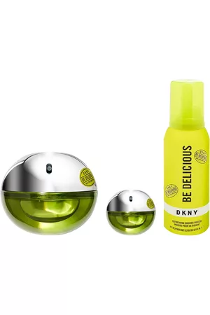 DKNY Be Delicious Set Of 2 Eau De Parfums -100ml & 7ml + Shower Mousse 100ml