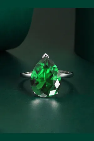 Designs & You Silver-Plated CZ-Studded Finger Ring