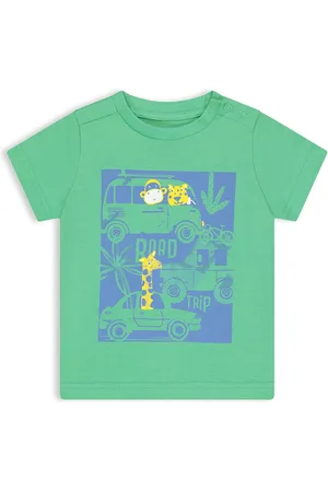 Mothercare Boys Green Printed T-shirt