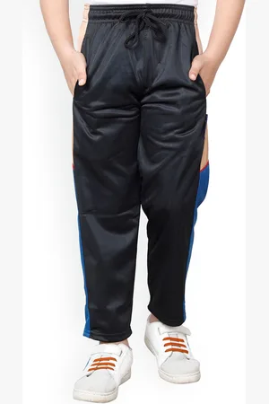 IndiWeaves Boys Colourblocked Mid-Rise Regular Fit Track pant