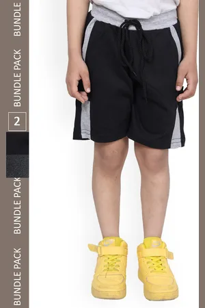 IndiWeaves Boys Pack Of 2 High-Rise Cotton Shorts