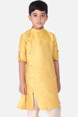 TABARD Boys Yellow Kurta