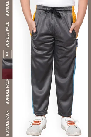 IndiWeaves Boys Pack Of 2 Mid-Rise Track Pants