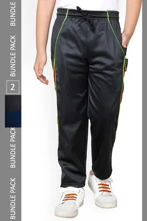 IndiWeaves Boys Pack Of 2 Mid-Rise Track Pants