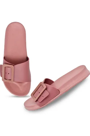 Kraasa Women Buckle Detail Sliders