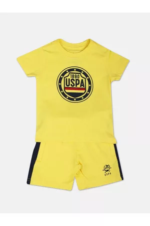 Ralph Lauren Boys Printed Cotton T-shirt with Shorts Set