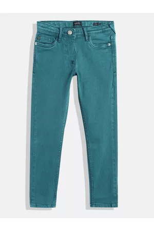 Allen Solly Girls Slim Fit Clean Look Stretchable Jeans