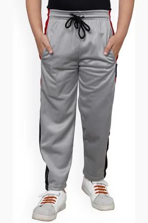 IndiWeaves Boys Mid-Rise Colourblocked Track Pants