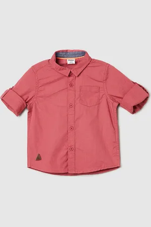 Max Collection Boys Spread Collar Full Sleeves Pure Cotton Casual Shirt