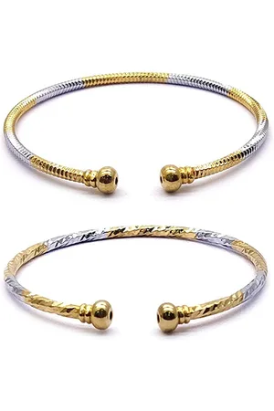 The Pari Set Of 2 Gold-Plated Bangles